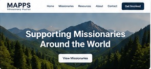 MAPPS missionary portal project preview